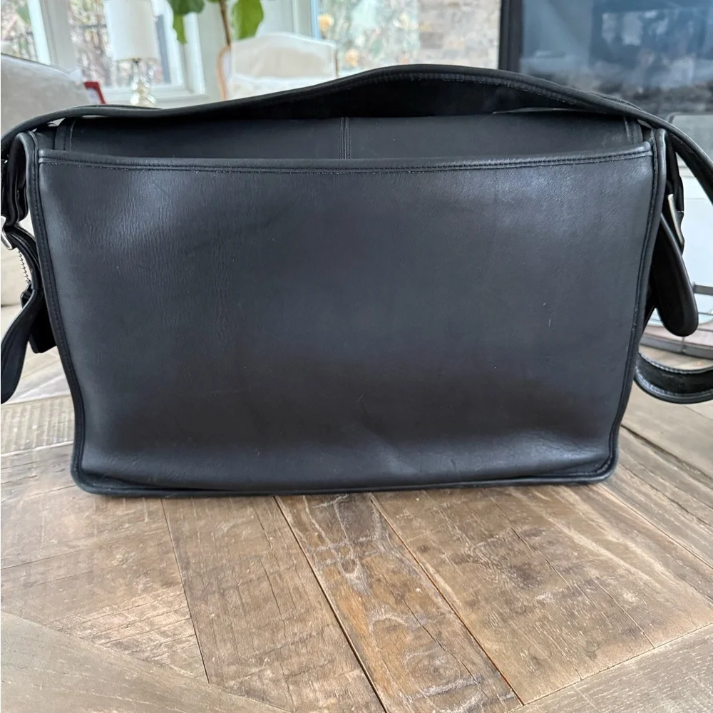Coach Leather Messenger Bag